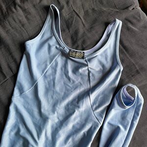 Vtg Capezio Unitard S Stirrup Bodysuit Leotard Catsuit Dance Balletcore